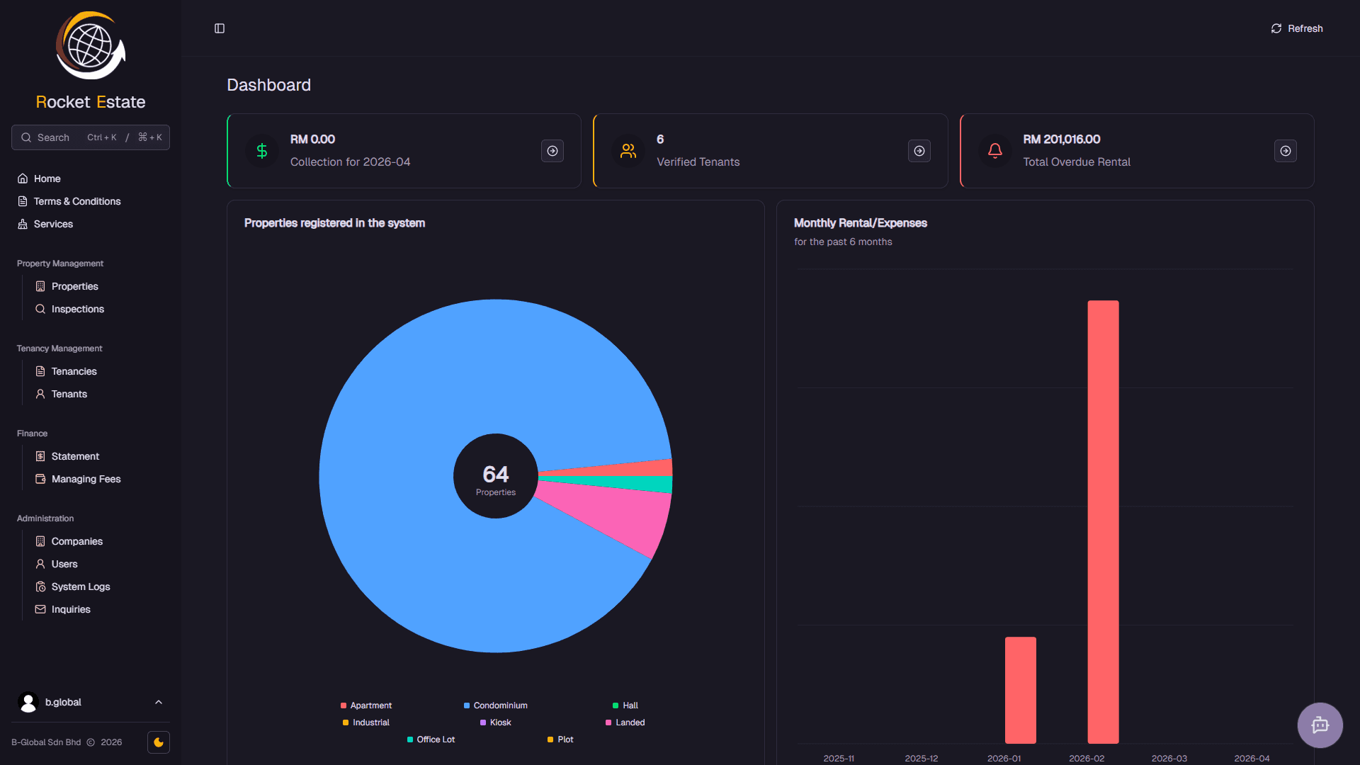 App Screenshot Dark Mode